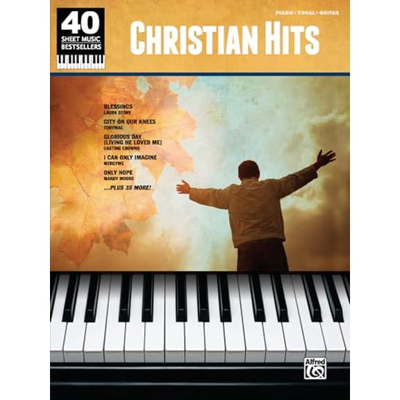 Pre-Owned 40 Sheet Music Bestsellers -- Christian Hits: Piano/Vocal/Guitar, 9780739081853, 0739081853, Paperback,