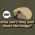 thumbnail image 3 of CafePress - Share The Hedge Dark T Shirt - Men's Classic Graphic Cotton T-Shirt, 3 of 4