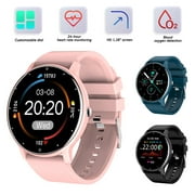 Bluetooth Smart Watch Fitness Tracker Heart Rate Monitor Waterproof Sports Watch-Pink