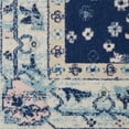 thumbnail image 6 of Serene Persian Traditional Navy/Ivory 8' x 10' Area Rug, (8' x 10'), 6 of 6