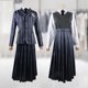 thumbnail image 5 of Vestido de mujer Traje Juego de rol Ropa Miércoles Traje gris para niñas (150) Likrtyny Para estrenar, 5 of 8