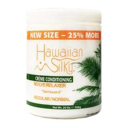 Hawaiian Silky Cream Conditioning No Lye Relaxer, Regular, 20 Oz, 2 Pack