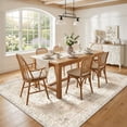 thumbnail image 4 of CHITOOMA 6'x9' Boho Area Rugs for Living Room, Machine Washable Stain Resistant Non-Shed Carpet, Floral Area Rug with Non-Slip Backing for Bedroom, Dining Room, Dorm, Office, 4 of 9