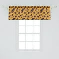thumbnail image 2 of Ambesonne Tribal Window Valance, Aboriginal Animal Pattern, 54" X 18", Marigold Multicolor, 2 of 3