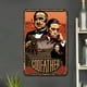 thumbnail image 2 of Placa Metal Vintage Padrino Pintura Hierro Rectangular Arte La Pared 20x30cm, 2 of 9