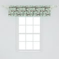 thumbnail image 2 of Ambesonne Floral Window Valance, Japanese Sakura Branches, 54" X 12", Mint Green Pink, 2 of 3