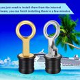 thumbnail image 4 of Snap-Handle Drain Plug, Boat Drain Plug, Stainless Steel or Copper Boat Plug with Rubber Boat Drain Plug, Locks in Place, for 19mm-Diameter Drains, 4 of 7