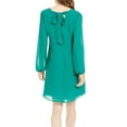 thumbnail image 2 of INC International Concepts Women's Tie-Back Shift Dress Green Size X-Small, 2 of 3