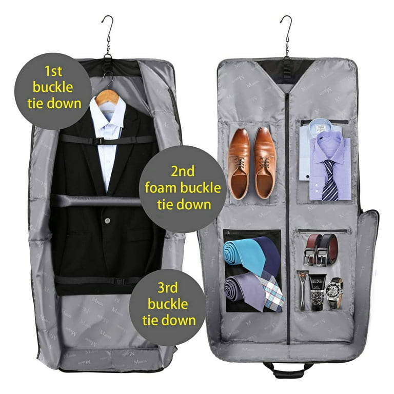 Matein Large Carry on Garment Bags for Travel, Water Resistant