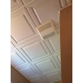 thumbnail image 5 of uDecor Cornerstone White Ceiling Tiles 2x2 - Box of 10, Durable PVC, Easy to Install Drop Tiles and Glue Up, Lightweight, Ceiling Decor for  & Residential Use, 5 of 5