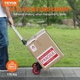 thumbnail image 2 of Carrito de aluminio plegable VEVOR con capacidad de carga de 80 kg, 2 of 9