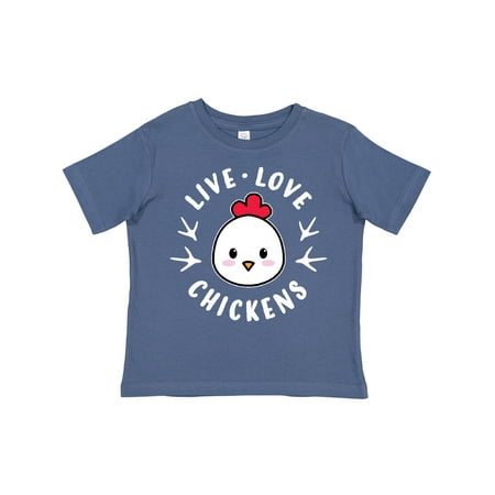 

Inktastic Live Love Chickens Gift Toddler Boy or Toddler Girl T-Shirt