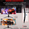 thumbnail image 3 of Monitor Gamer Curvo 34 BALAM RUSH EXTREME EARTH PRO MGP34C 1Ms 165Hz UWQHD VA LED HDMI Altavoces FreeSync/G-Sync Blanco BR-940696, 3 of 6