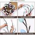 thumbnail image 6 of Rose LED Tree Branch Lights for Wall, Rose Flower Willow Vine Twig Decor Garland with 144 LED Lights and Remote,8 Lighting Modes,Christmas Decorations Indoor for Home Wall Door Window (90inch), 6 of 15