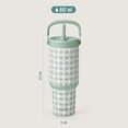 thumbnail image 4 of Ello Oasis Go 30oz Stainless Steel Tumbler - Plaid Petals, 4 of 7