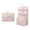 Pink, variant on Travel Clothes Organizer Portable Hanging Compression Packing Cubes Camp Organizer with 7 Solid Color Pockets Travel Cases Suitcase Storage Large Capacity Carry On Closet