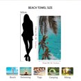 thumbnail image 3 of LACKUST Summer Coconut Series Beach Towel - Oversized Microfiber for Beach, Yoga, Travel 75x150cm, 3 of 5