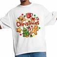 thumbnail image 4 of Camisetas para hombre con dibujos de árbol de Navidad y galletas, camisetas casuales de manga corta para hombre, camisetas gráficas para adolescentes, niños y hombres., 4 of 8