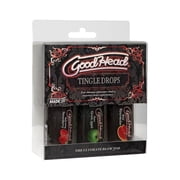 Doc Johnsons GoodHead Tingle Drops 1oz - 3 Pack