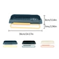 thumbnail image 3 of Oleegame 2PC Shower Soap Dish With Hook Sink Sponge Rack Stand Kitchen Faucet Storage Rack Sponge And Towel Rack Drain Basket Home Kitchen Cleaning Tools Blue, 3 of 9