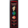 thumbnail image 1 of Encore Select 109-99 Atlanta Hawks Logo History Felt Banner - 14 x 37 in., 1 of 1