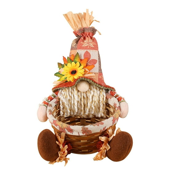 MOQIN Thanksgiving Gnome Decorations,Fall Decorations Plush Swedish Elves with Extendable Legs & Maple,Sunflower,Autumn Gnomes Fall Decoration Harvest,Halloween Gnomes Decor for Home Kitchen