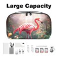 thumbnail image 3 of Flamingo Cable Organizer Waterproof Oxford Cloth Travel Case, PC Case, Cable Organizer Bag, Cable Organizer Desk, Electronic Digital Products Storage Case 5.9x9.44x3.14 in, 3 of 6