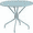 Sky Blue, variant on Flash Furniture Commercial Grade 35.25" Round Gold Indoor-Outdoor Steel Patio Table with Umbrella Hole