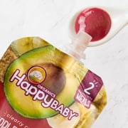 Happy Baby Organics Clearly Crafted, Stage 2, Oats & Fruits Variety Pack, Organic Baby Food, Pouches 4oz (8 pack)