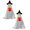 A 2Pack, variant on 2Pcs Halloween Decorations Glitter Goose With Hood For Halloween Trick Or Treating And Pumpkin Outdoor Party Event & Party
