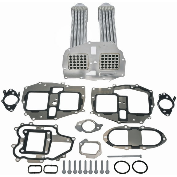 Dorman 904-405 Exhaust Gas Recirculation (EGR) Cooler for Specific Ford Models, Silver