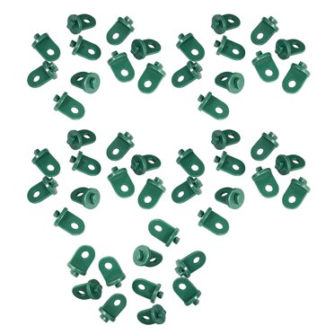 Mistaha 50pcs/set Serre Cintre en Plastique Pendaison Clip Ensemble de 50 Crochets Suspendus Plantes Cintres Serre