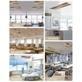 thumbnail image 5 of Brown Fluorescent Light Covers for Ceiling Lights 4x2 feet,2 Pack Magnetic Light Filters for Classroom,Oil Painting Abstract Art Contemporary Fluorescent Light Shade Panel for Office School Drop, 5 of 9