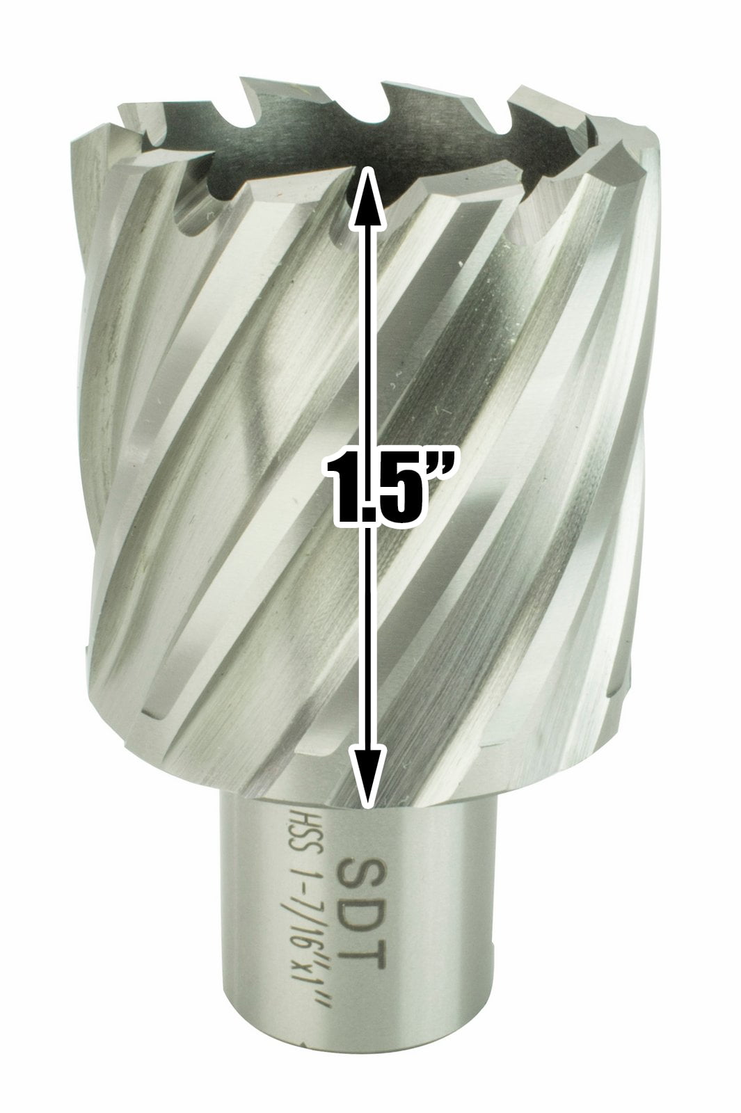 Steel Dragon Tools® 1-7/16" x 1" HSS Annular Cutter with 3/4" Weldon Shank 