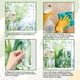 thumbnail image 4 of Calcomanías estáticas para ventanas con tulipanes grandes, flores de primavera, mariposas, colores vibrantes, vinilo de doble cara no adhesivo., 4 of 9