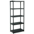 thumbnail image 1 of Gymax 5-Tier Storage Shelving Freestanding Heavy Duty Rack 36"L X 18"W X 73"H Black, 1 of 10