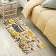 thumbnail image 5 of Flower Owl Area Rug, Anti Fatigue Large Floor Mat, Soft Absorbent Washable Plush Carpet with Non-Slip Rubber Back for Entryway, Bedroom, Sink, Kitchen, Bathroom, 39"x 20", 5 of 7