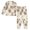 Squares and Ginkgo Leaves Pattern, variant on Fluffy Pajamas Set Fuzzy Winter Warm Pj Sets Pullover Tops and Long Pants Navy Blue Palm Tree X-Small