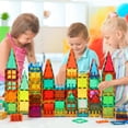thumbnail image 2 of Juego de 5 piezas para principiantes de Magnetic Tiles Gemmicc para niños de 3 a 9 años, 2 of 9