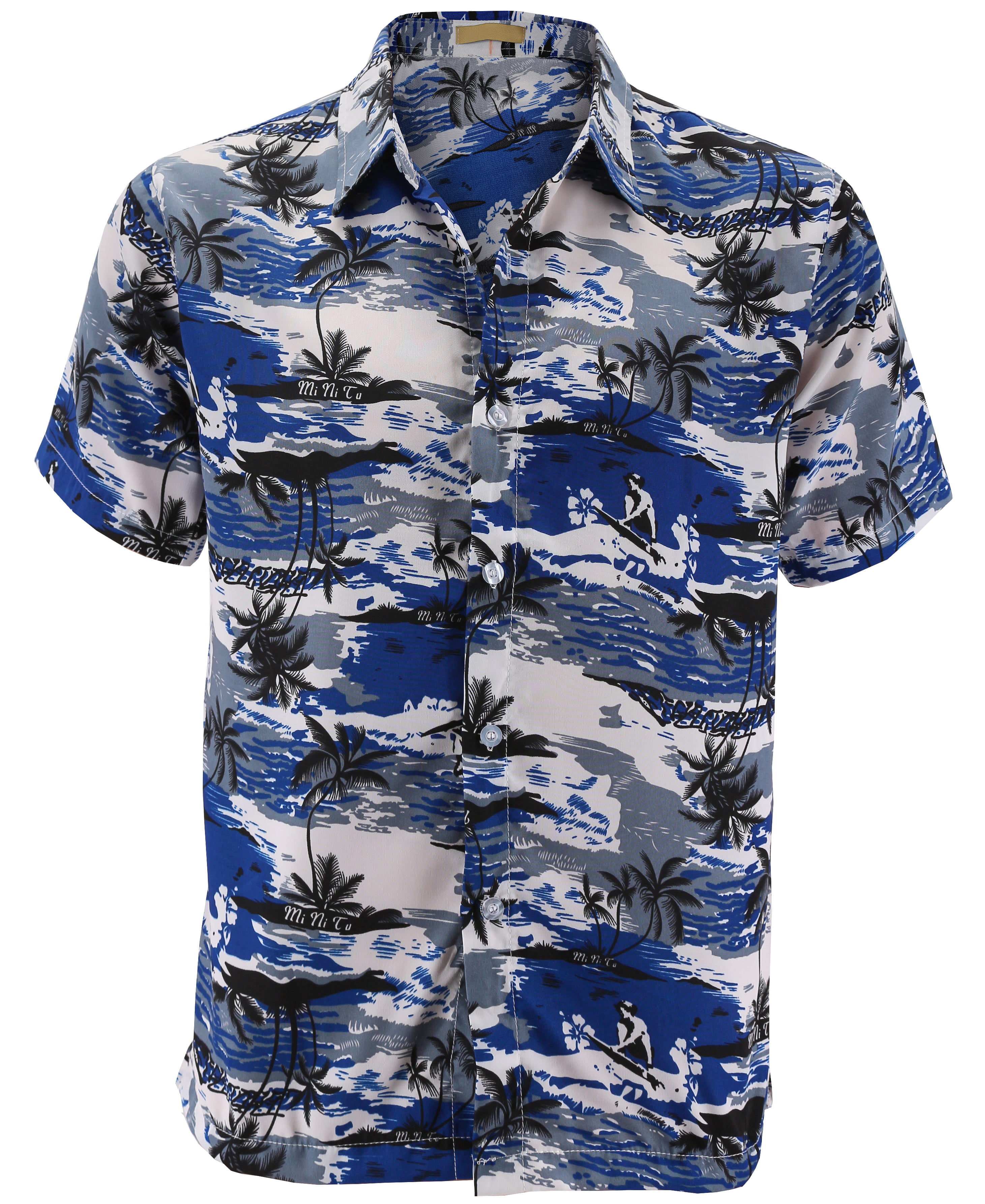 Hawaiian vintage Mens shirt beach party surf holiday hawaii casual aloha