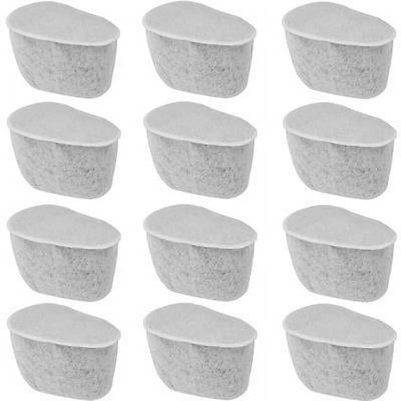Charcoal Water Filters for Krups Coffeemakers, Set of 12 (F4720057)