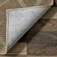 thumbnail image 2 of Nuloom Cynna SpinClean Tribal Easy-Jute Machine Washable Area Rug, 2' 6" x 8', Runner, Cynna Brown, 2 of 5