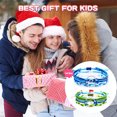 thumbnail image 5 of 2 juegos de pulseras ajustables, regalo de playa de verano para mujeres, hombres, adolescentes, niñas, Día de San Valentín MFZFUKR BST3002976-3, 5 of 5