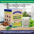 ELEGENZO Rodent Control Pouches Mint Scent, Peppermint Oil Repellent