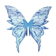 thumbnail image 2 of Ala de mariposa, linda y ligera, ideal para disfrazarse de fiesta temática de Halloween o cumpleaños. Azul, 2 of 9