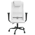 thumbnail image 4 of vidaXL Office Chair Office Computer Desk Chair Mesh Fabric and Faux Leather, 4 of 26