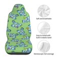 thumbnail image 5 of Vsdgher Motorcycle Riding Dinosaur Automotive Seat Covers for Cars Trucks and SUVs – Car Seat Covers for Truck Seat Protectors Set of 2, 5 of 7