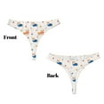 thumbnail image 3 of Balery Corgi Dog And Heart Tangas de Algodón para Mujer con Estampado – Ropa Interior Sexy, Transpirable, G-string-X-Small, 3 of 6