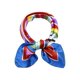 thumbnail image 1 of INSPIRAR CHIC Bufanda de Mujer en Forma Cuadrada con Estampado de Color Contrastante Multicolor 19.69x19.69, 1 of 3