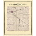 thumbnail image 2 of Andreas 12x14 White Modern Wood Framed Museum Art Print Titled - Elkhart Indiana Landowner - Andreas 1876, 2 of 4